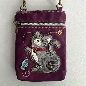 Chala Cat Cellphone bag purple. Excellent